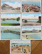 Nahant Beach, MA 1920 Collection Seven Different Postcards, Massachusetts Mass picture