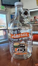 A & W Root Beer 2024 1/2 Gallon Glass Jug  picture