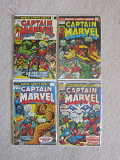Marvel 1973 Captain Marvel #25-36 Thanos Avengers Gamora Drax Skrulls Starlin picture
