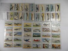 Players Cigarette Cards International Air Liners 1936 Complete Set 50 in Pages picture