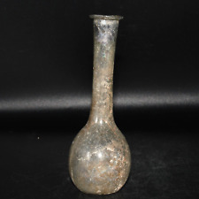 Genuine Ancient Roman Glass Vessel Bottle in Perfect Condition Circa 1st Century picture