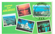 Arkansas U.S.A. Collectors Mini Photographs 1981 State Postcard picture