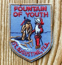 Vintage St Augustine FL Souvenir Patch Badge Scutelliphily Fountain of Youth picture