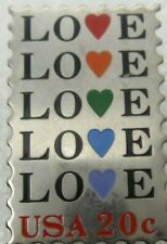 1984 Love USA 20 Cent Lapel Pin (A436) picture