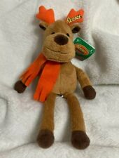 Galerie, Reese's Candy Christmas Reindeer Mantel Shelf Sitting Plush with Scarf picture
