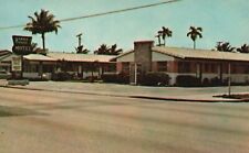 Postcard FL Hollywood Florida Harris House Motel 1967 Chrome Vintage PC H823 picture