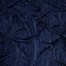 Italian top designer silk taffeta fabric Abstract Blue 160X140cm  Defect picture