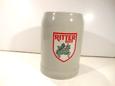 Vintage Ritter Stoneware Beer or Bier Stein Mug West Germany 0.5 Liters picture