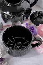 Killstar Arachnid Coffee Mug Black Gothic Halloween Spider Web NEW Ceramic Widow picture