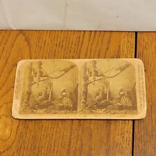 ANTIQUE 1889 STEREOVIEW CARD PHOTO 