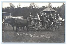 1912 BARRE ORCHESTRA WASHINGTON VERMONT VT FAIR REAL PHOTO RPPC POSTCARD (HG5) picture