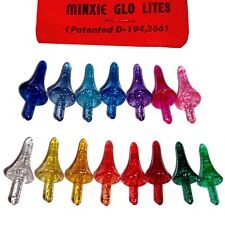 Vintage Lg Astro Rocket MINXIE GLO Lights (15 color) for Ceramic Christmas Trees picture