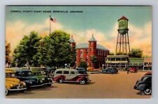 Berryville AR-Arkansas, Carroll County Court House, Antique, Vintage Postcard picture