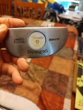 Masonic Shriner Emblem Limited Edition 000076 Golf  Putter 35 Inches  picture
