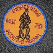 1970 MV Pioneering Scout O Rama  Boy Scout Patch picture