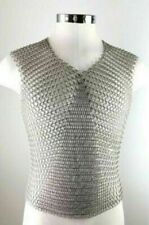 DGH® Aluminum Butted Medieval Armor Chainmail Sleeveless T-Shirt 10 MM Ring H1. picture