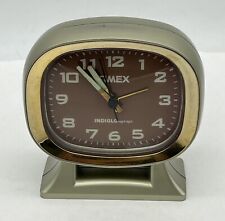 Vintage TIMEX INDIGLO Alarm Clock Plastic Case Vintage Clock Glow Clock MCM picture