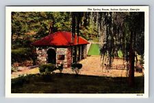 Indian Springs GA-Georgia, The Spring House, Antique, Vintage Postcard picture