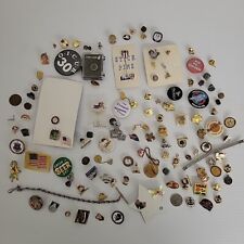 LARGE JUNK DRAWER LOT MOSTLY VINTAGE MISCELLANEOUS...Pins picture