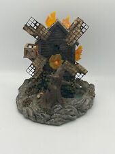Hawthorne Village Universal Monsters FRANKENSTEIN'S BURNING WINDMILL With Figure picture