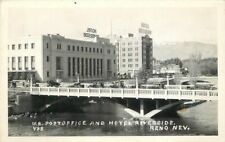 1940s US Post Office Hotel Riverside Reno Nevada #488 RPPC Photo Postcard 8855 picture