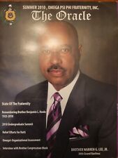 Rare Omega Psi Phi Oracle Magazine Summer 2010 Warren G. Lee picture