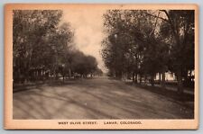 West Olive Street, Lamar, Colorado Vintage Postcard picture