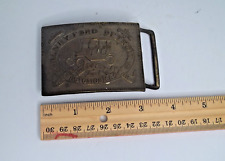 Vintage Henry Ford Motor Co Detroit Model T Automobiles Record Year Belt Buckle picture