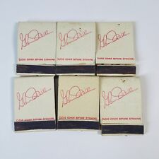 Lot of 6 Vintage Glenn Miller Chesterfield Hotel Pennsylvania Matchbooks RARE picture