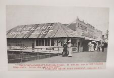 1907 Vineland Grape Juice Atlantic City Permanent Advertising Stand New Jersey  picture