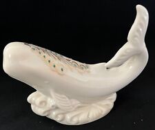Lenox China Jewels Whale Figurine on Ocean Waves 1993 Made in USA picture