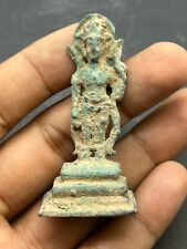 Buddhain Gandhara Era Ancients Bronze Figured Statue From Afghanistan picture