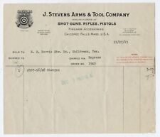 1915 J STEVENS ARMS & TOOL CO. BILLHEAD CHICOPEE FALLS MASSACHUSETTS picture