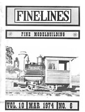 Fine Lines March 1974 Narrow Gauge WW&F No.7 K-Class Steam Barn at Columbia Ca. picture