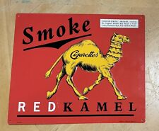 Vintage 1996 Red Kamel Cigarettes Metal Ad Sign 13.5 x 11.5 RJ Reynolds Camel picture