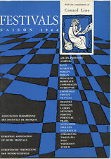 Cunard Line 1964 Brochure European Association of Music Festivals Europe picture