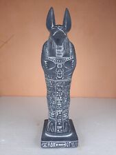 RARE ANCIENT EGYPTIAN ANTIQUE Statue Stone Anubis Jackal Magic Luck Hieroglyphic picture