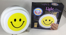 Touch Bright Smiley Face Night Light Use Anywhere 5-1/2
