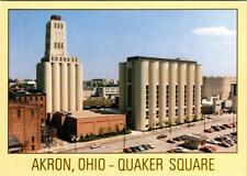 Akron, OH Ohio QUAKER SQUARE SHOPPING CENTER/MALL Hotel~Restaurants 4X6 Postcard picture
