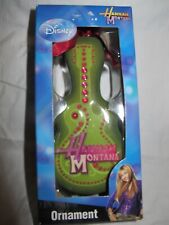 Disney Hannah Montana Green Guitar Holiday Ornament Christmas Miley Cyrus NEW picture