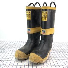 Vintage Ranger Rubber Co Firemaster Steel Midsole Insulated Boots Size 9 USA picture