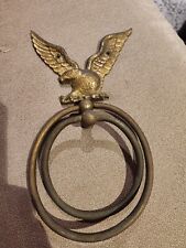 Vintage Eagle Double Ring Towel Wall Mounted Towel Holder picture