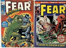 Fear #3 9 (1971-72 Marvel) Jack Kirby/Steve Ditko Gil Kane GD-VG picture