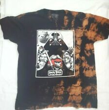 Star Wars Darth Vader Angry Birds Bleach Tie Dye T Shirt Size XL picture