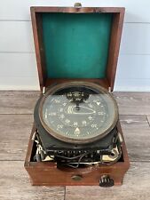 Friez Bendix Aviation Wind Direction, Intensity, Knots In Wooden Box, Military picture