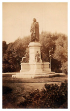 Postcard RPPC Lincoln Park Linne Monument Chicago Illinois picture