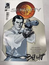 Serenity (2005) #3 Of 3 Leinil Yu, Simon variant cover Signed By Brett Matthew’s picture