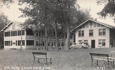 RPPC Mason City Clear Lake Iowa IOOF Odd Fellows Lodge Park Photo Postcard E24 picture