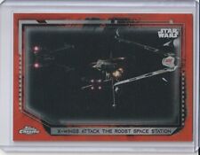2021 Star Wars Chrome Legacy #151 Refractor X-Wings Attack Roost Space  /25 picture