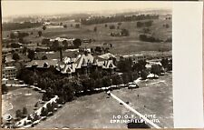 RPPC Springfield Ohio Odd Fellows Home Aerial View Real Photo Postcard c1920 picture